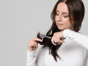 cortar pontinhas cabelo crescimento