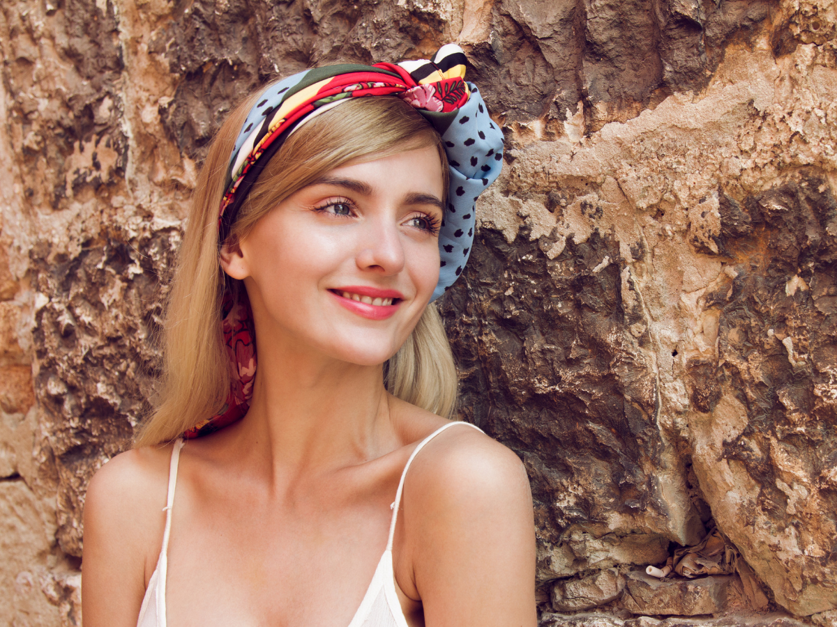 Penteados com lenços