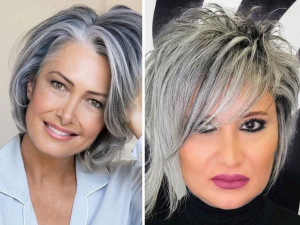 Corte de Cabelo Grisalho Curto 2024