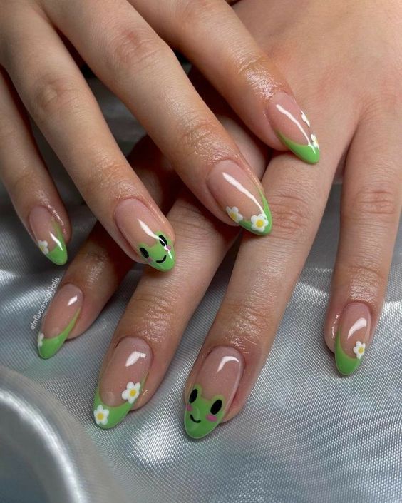 Francesinhas divertidas.Tendências de unhas decoradas em 2024