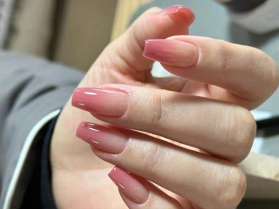 Cores de esmalte rosa