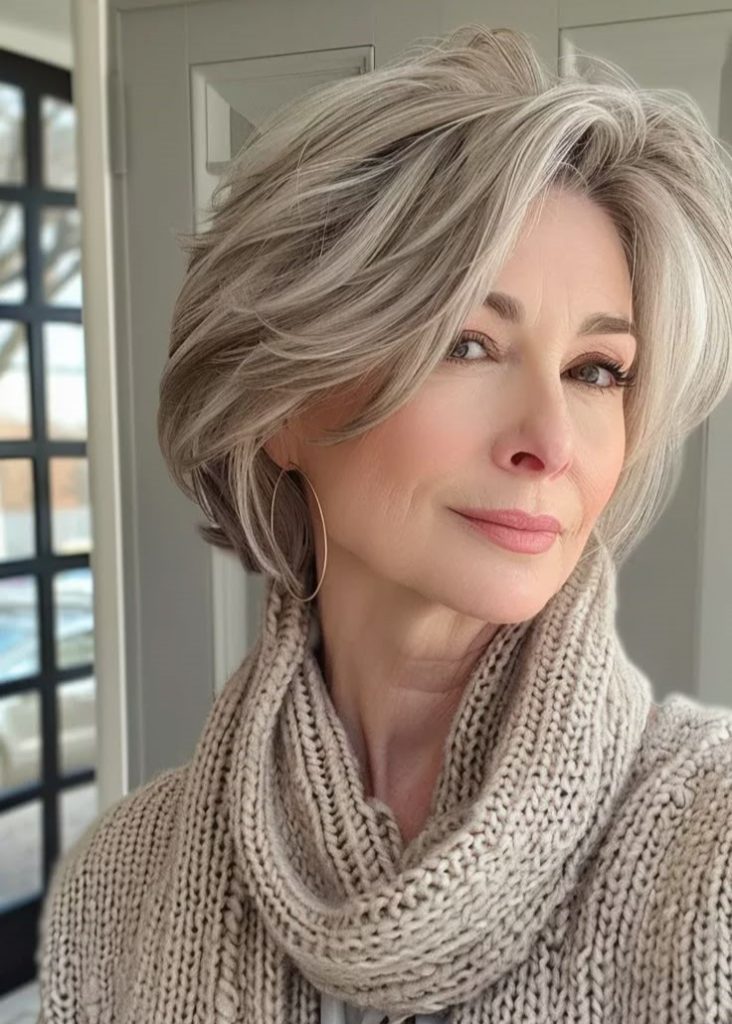 Short bob é um dos melhores cortes curtos para mulheres 50+