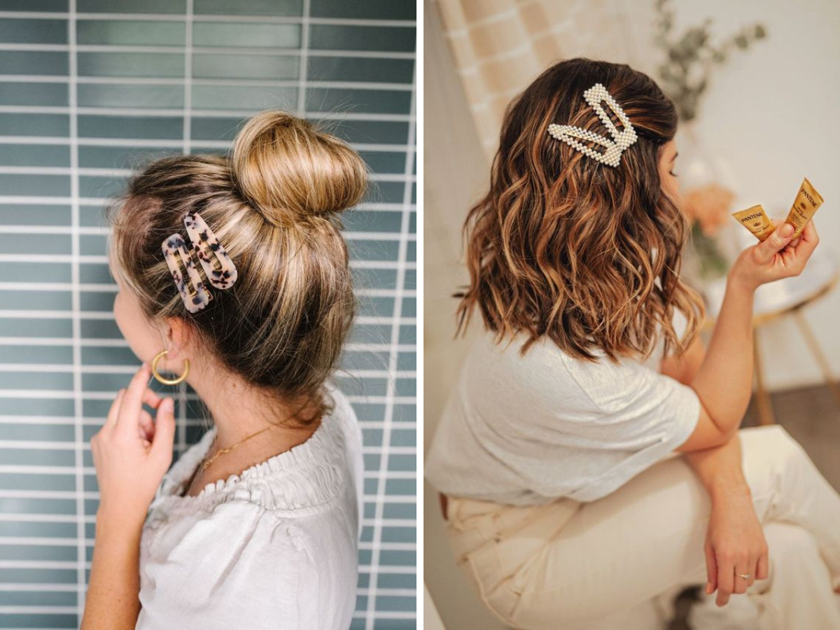 presilhas de cabelo;