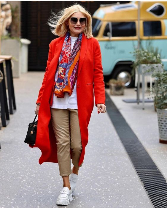 Casaco Clássico colorido (Pinterest) - Tendências casacos inverno