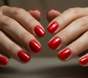 Unhas com cores fortes