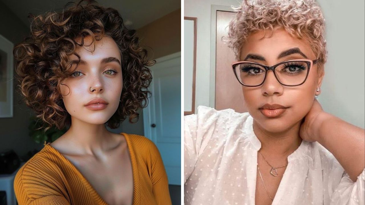 4 cortes cacheados curtos incríveis que combinam com mulheres de 25 a 55 anos