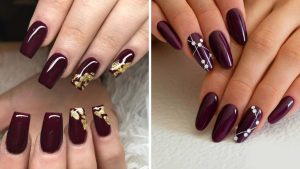 6 unhas decoradas vinho que atraem todos os olhares neste inverno