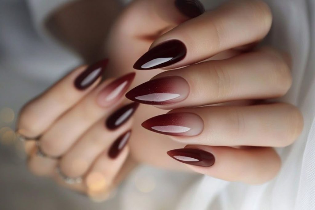 Cor de esmalte para junho degradê