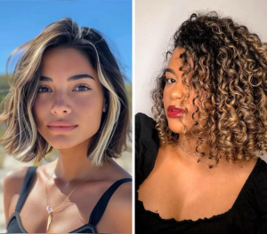 Luzes em Cabelos Curtos