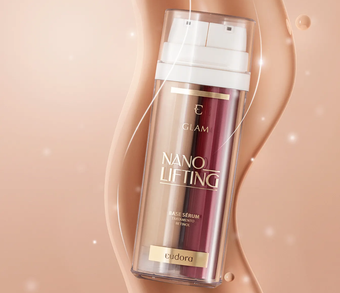 Base Sérum Glam Nano Lifting bases para pele madura