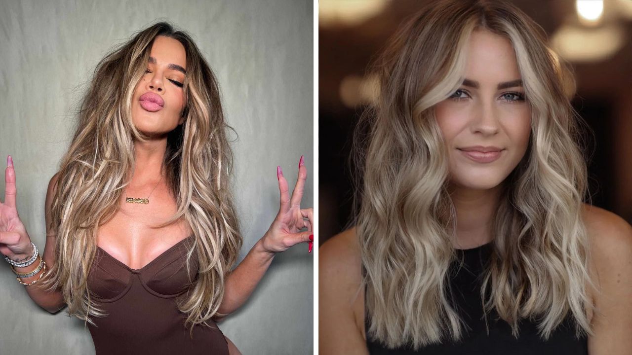 mulheres com cabelo em cor dirty blonde