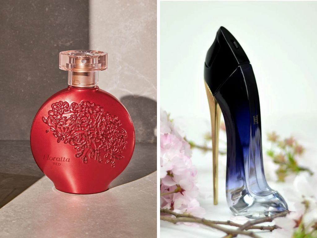 Floratta Red Boticário e Good Girl Carolina Herrera