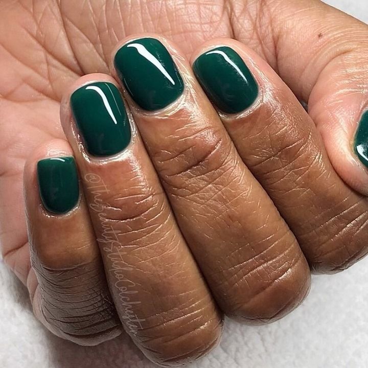 Unhas verdes minimalistas foto pinterest