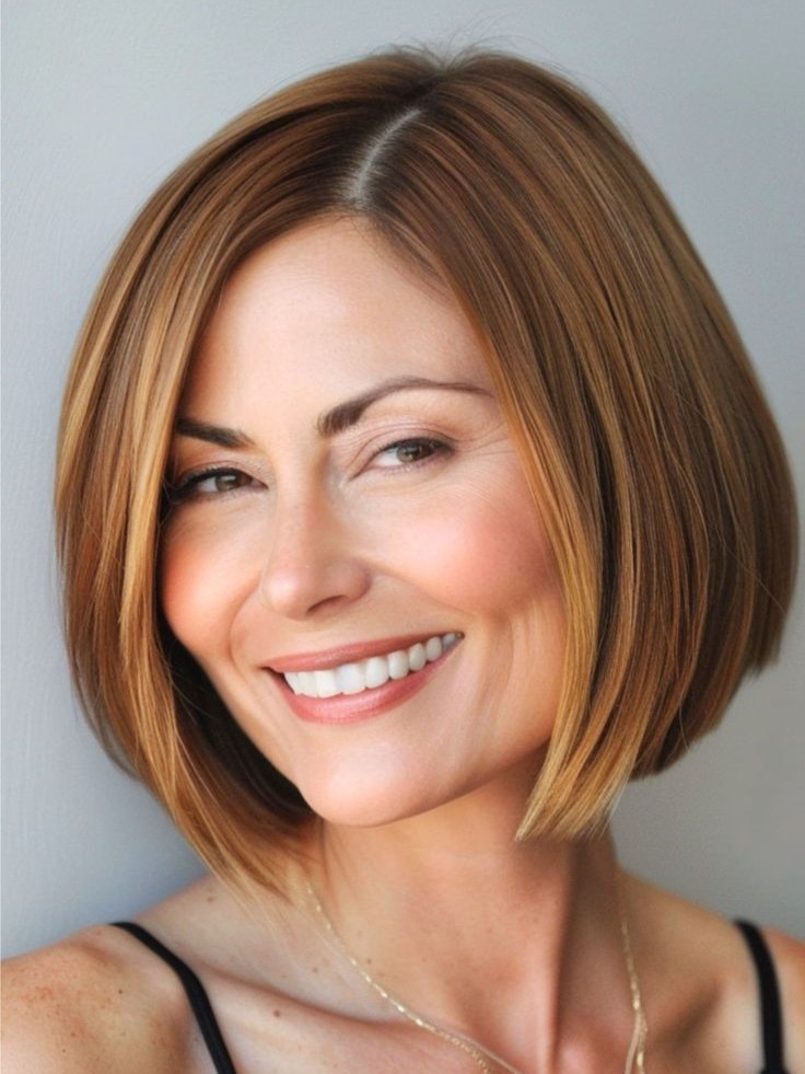 Tons de loiro cores de cabelo mulheres maduras