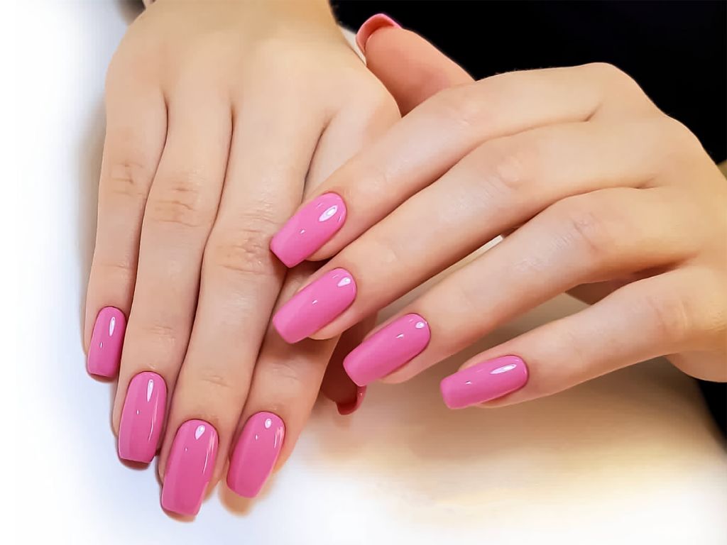 Rosa Clássico e Cremoso para as unhas