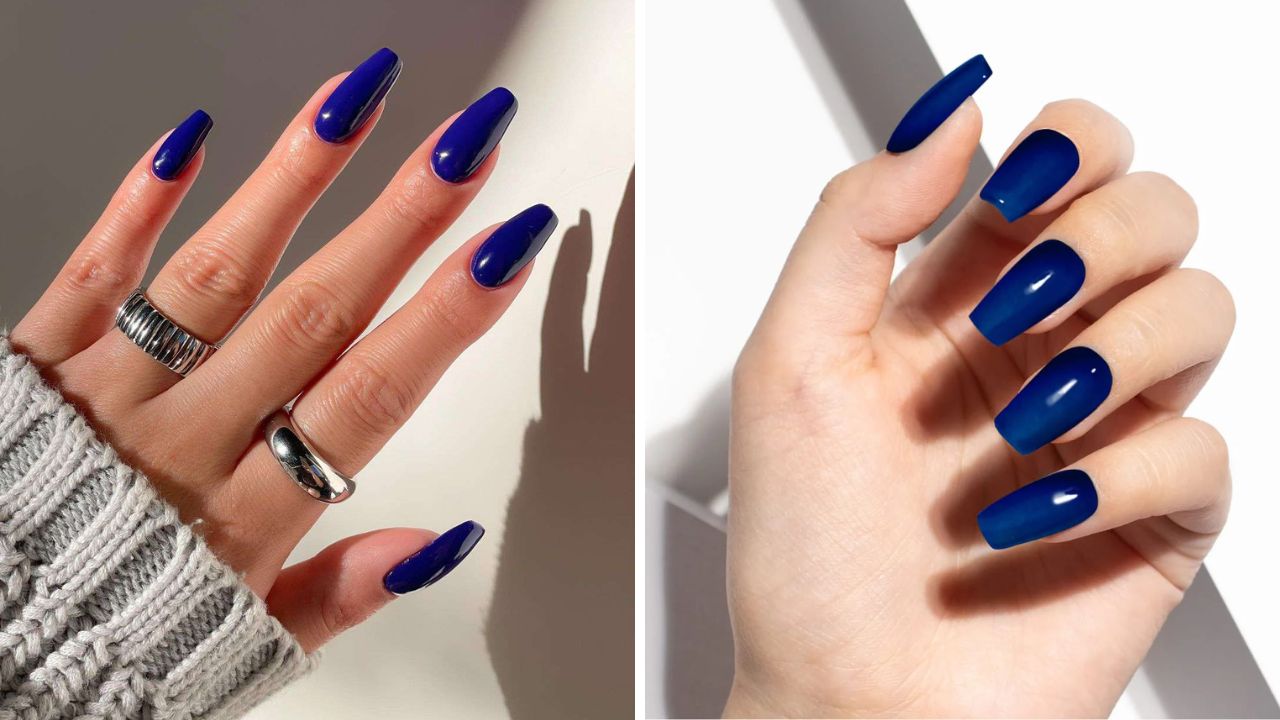 azul-profundo como tendência de unhas para outono