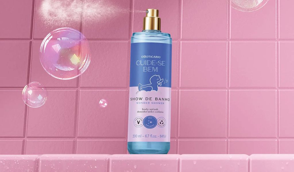 cuide-se bem Show de banho body splash