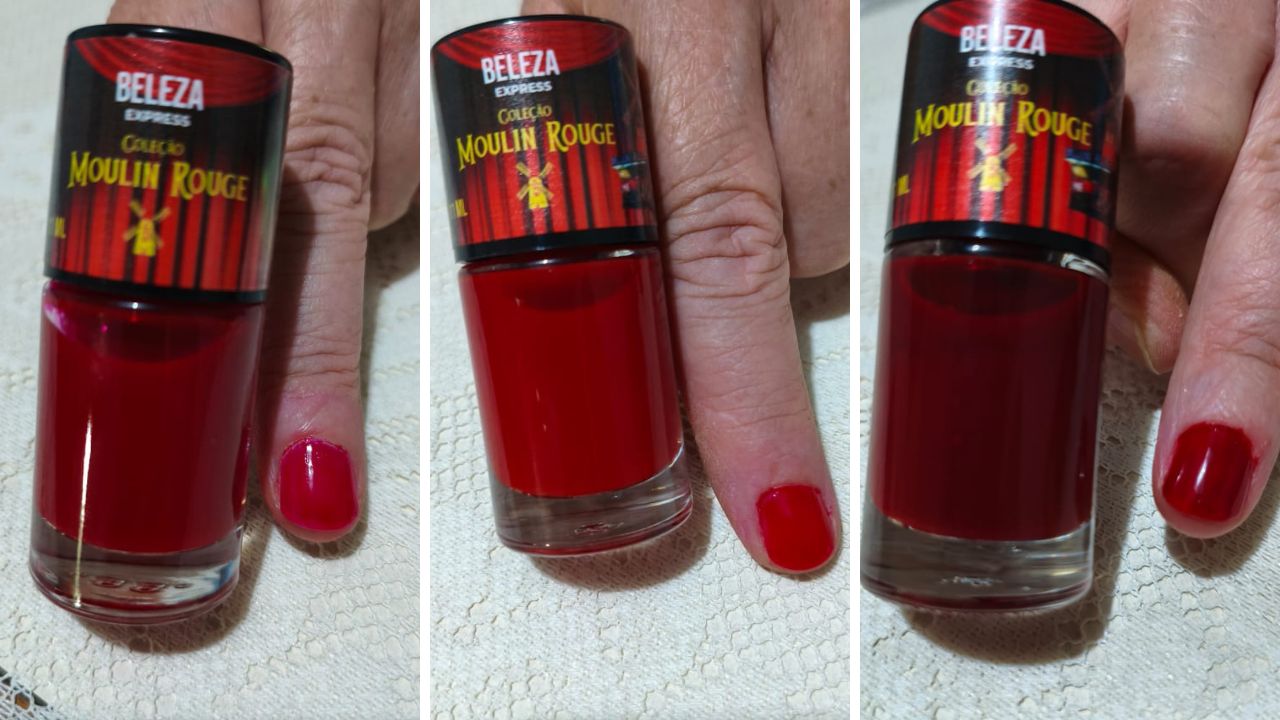 esmaltes coleção moulin rouge - beleza express