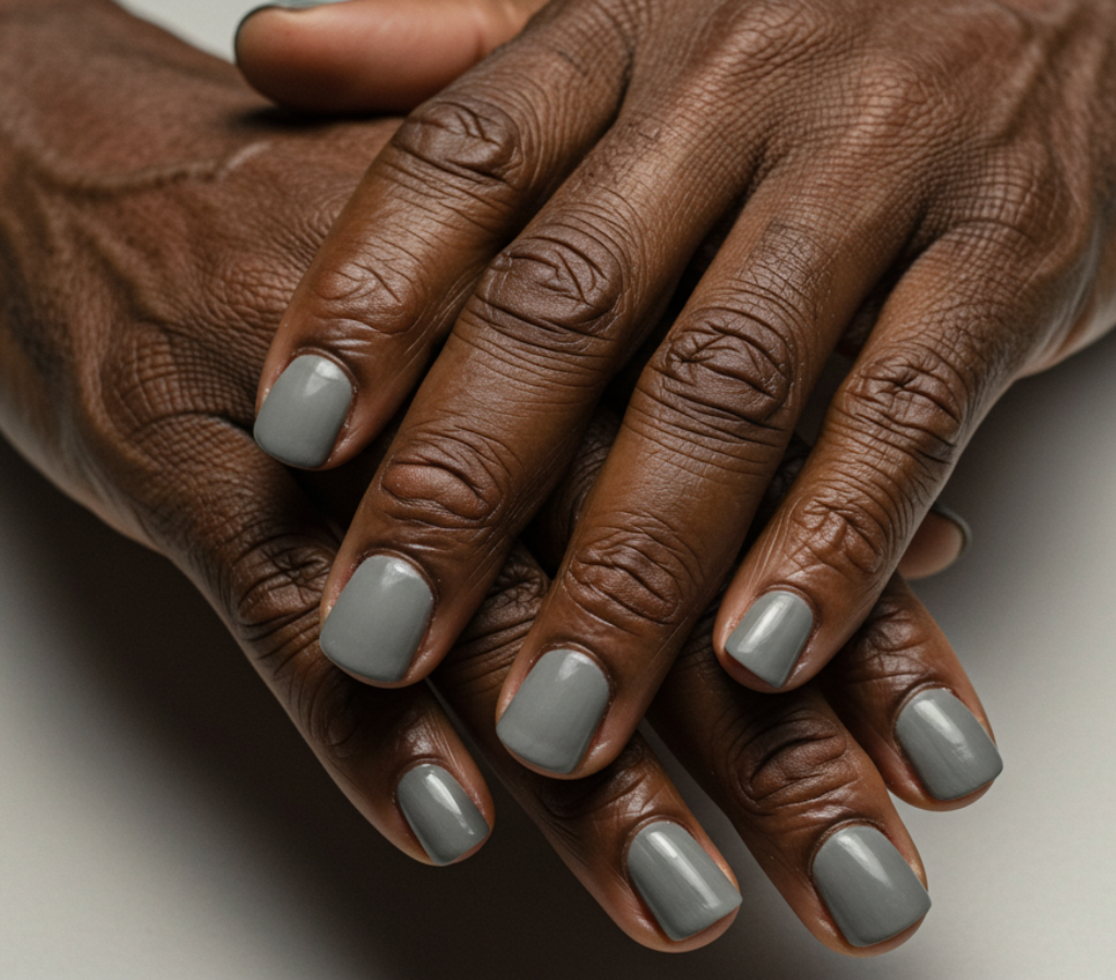 Cinza Pedra - Cores escuras de esmaltes