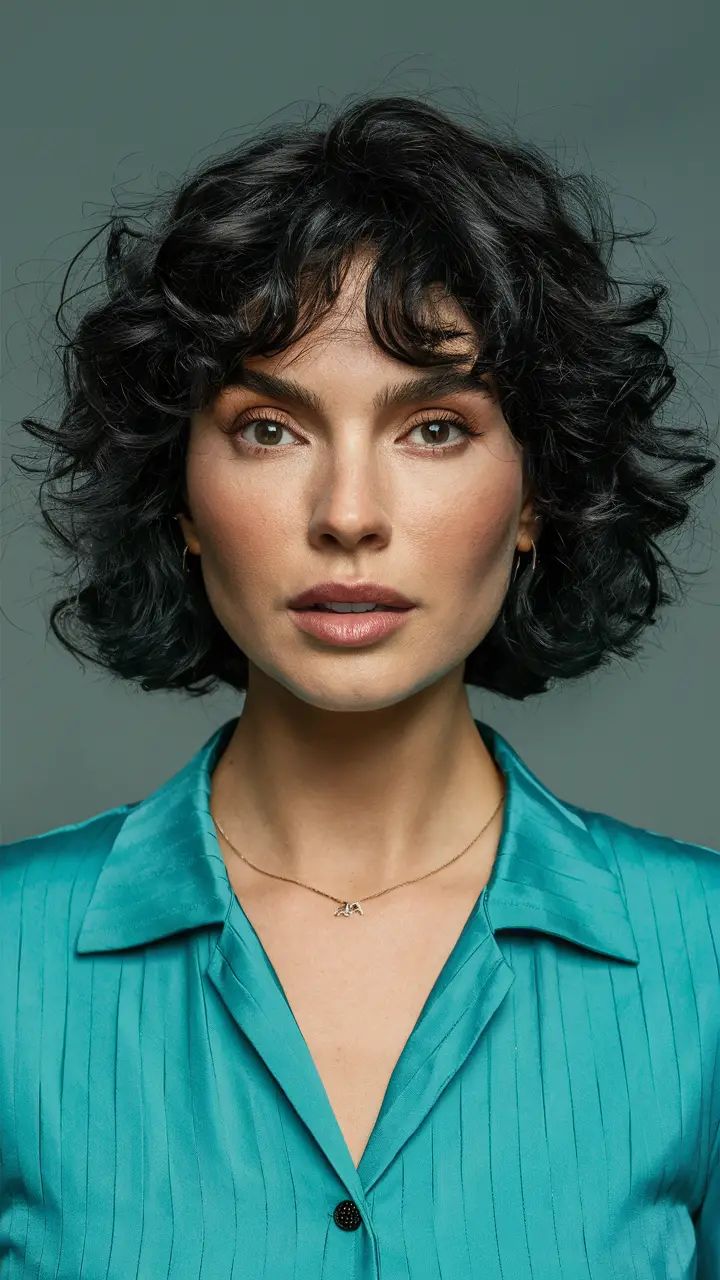 French Bob texturizado mulher 40 mais