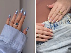 Técnica do Pó Cromado em unha decorada é tendência para o outono