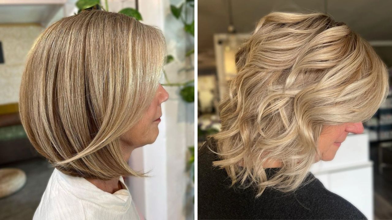 loiro com tons dourados em mechas para cabelo no outono 2025