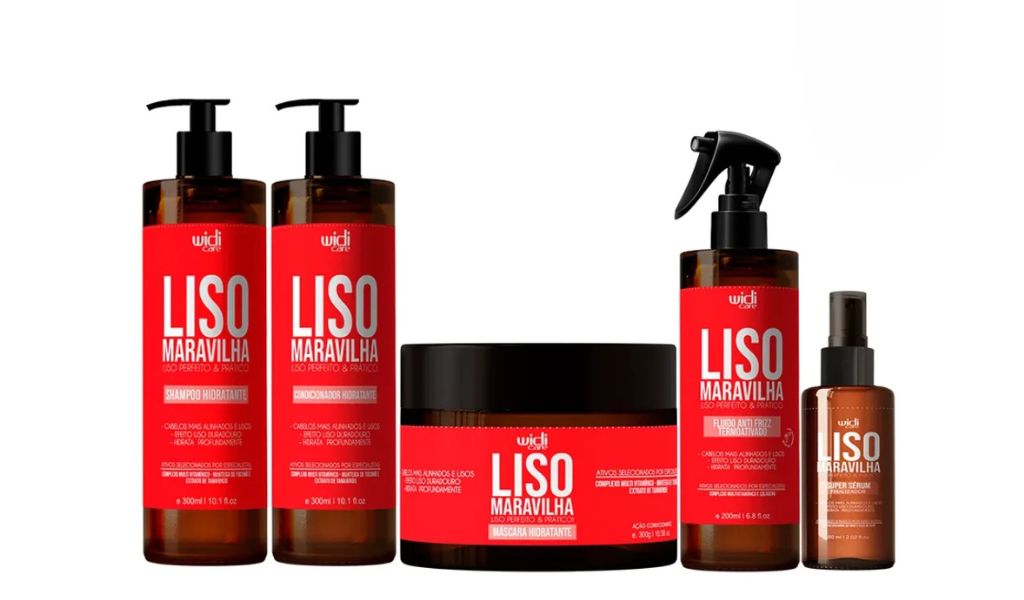 produtos para cabelo liso liso maravilha widi care