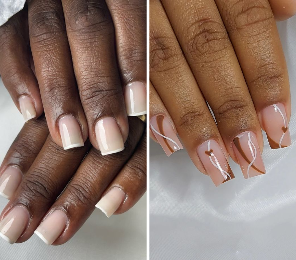 unhas geométricas - Unhas vibrantes no outono