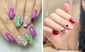 Unhas decoradas para Festa Junina Cores e tipos