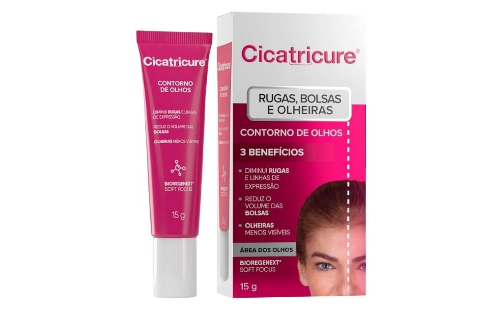 Creme para os olhos cicatricure