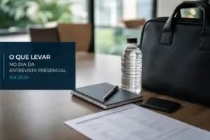O que levar no dia da entrevista presencial em 2026 lista curta e sem exageros
